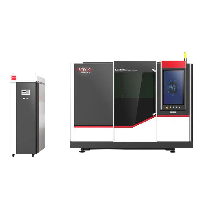 Tagliatrice laser a fibra LP-4020D con tavolo di scambio&a copertura totale